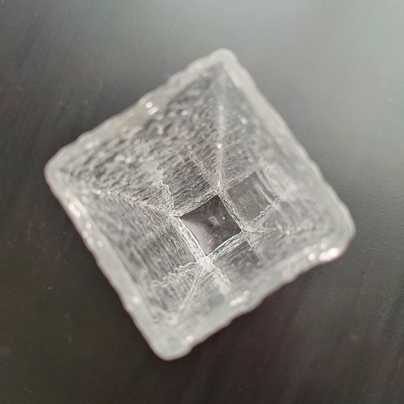 Vintage 🇫🇮  Iittala | " Linearia " square, textured vase - Picture 6 of 16